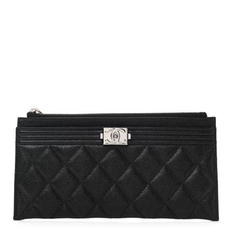 chanel boy zip pouch|chanel handbags.